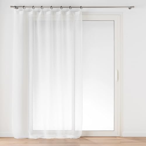 Douceur d'Intérieur, Davina Woven Curtain with Eyelets 140 x 240 cm