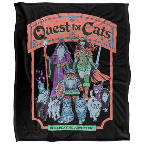 Steven Rhodes Quest For Cats Silky Touch Super Soft Throw Blanket 152 X 127 Cm