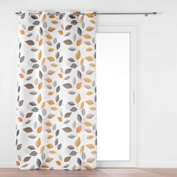 Douceur d'Intérieur Vahine 140 x 280 cm Printed Polyester Eyelet Curtain