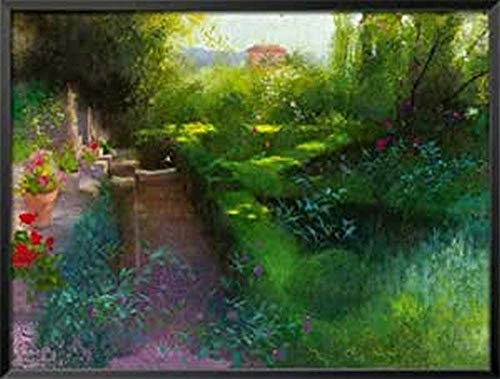 International Graphics - Framed art print - ??ngeles, Cereceda Mart??nez - ''Granada XXV''- 41 x 31 cm - Frame Color: Black - Series ATHOS