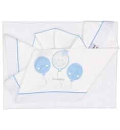 ANDY & HELEN 2/400D27Maxi_P Cot Bed Sheets Maxi, Sky, Full, 3 Units