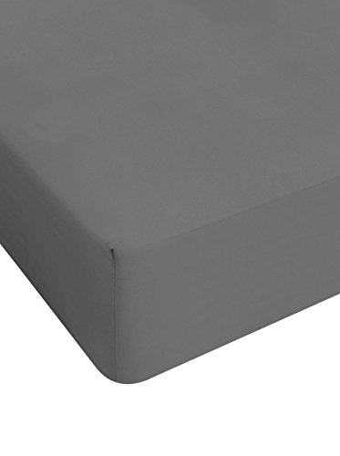 Sogni e Capricci Max Color Fitted Sheet with 25cm Corner, Smoke, maxy double
