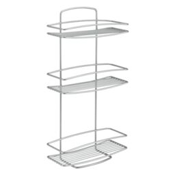 Metaltex Onda 3-Tier Rectangular Bathroom Shelf