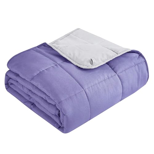"Topcee Weighted Blanket for Adults (15 lbs, 60"" x 80"") Queen Size Soft Cooling Heavy Blanket Sleeping, Apply to 130-160 lbs Body, Thick Breathable Blanket with Glass Bead, Easy Care"