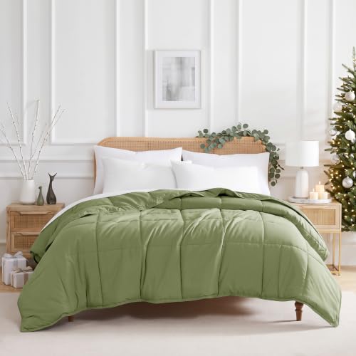 Southshore Fine Living, Inc. Oversized King Comforter, King Size Duvet Insert, Down Alternative Comforter, Bedding Set to Match Home D??cor, Sage Green