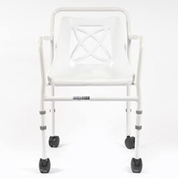 NRS Height Adjustable Mobile Shower Chair