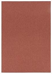 BT Carpet Casual Rug - Living Room Rug Flat Weave Short Pile Fine Loop Casual Plain Mottled for Dining Room, Living Room, Children's Room, Bedroom - Terracotta, 80 x 200 cm