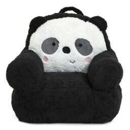 Delta Children Panda Cozee Buddy Chair, Black/White, 19W x 17.5D x 19H