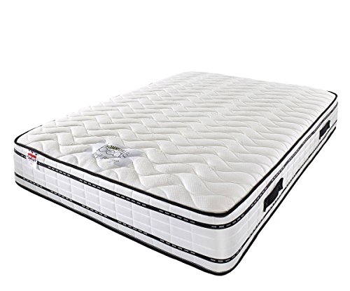 Somnior Beds Snooze Pocket Spring Mattress with Cooltouch Fabric Ultimate Sleep Experience (Double)