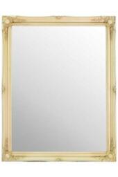 "FRAMES BY POST IVORY VERY LARGE SHABBY CHIC ANTIQUE STYLE MIRROR - 36"" X 46"" OVERALL SIZE (90cm X 115cm) - TV SHOW SUPPLIER"