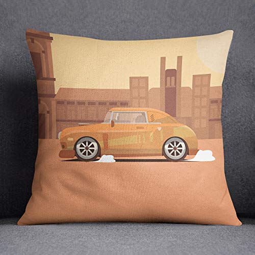 Questo Casa Decorative Cushion Cover, Cushion Cover, Home Decoration, for Sofa, Coffee, Size: 45 x 45 cm – Designed and Made in Türkiye