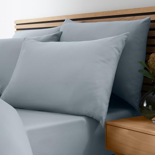 Catherine Lansfield So Soft Non-Iron Double Fitted Sheet Slate Grey