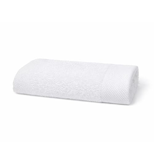 100 x 150 cm Cotton Terry Towel 500 g/m² with Jacquard Insert – Favignana Model – 100% Made in Italy