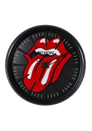 Nixon Rolling Stones C318500400 Wall Clock in Black with a Diameter of 40 cm