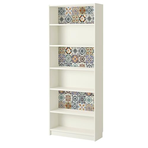 WALPLUS Decorations Wall Stickers Wall Murals Decals Living Room Children Nursery Home Décor WM10008 - Mediterranean Tiles X 4PCS