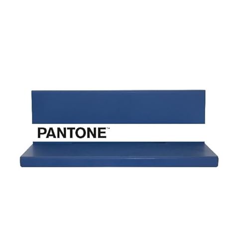 Homemania Shelfie Shelf Wall Decoration Object Holder Square with Shelves for Living Room Bedroom Blue White Black Metal 60 x 14 x 13 cm