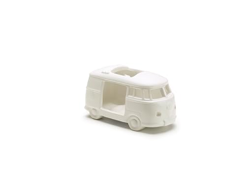 Volkswagen 5H9087798A Tea Light VW T1 Bulli Design Porcelain Tea Light Holder White