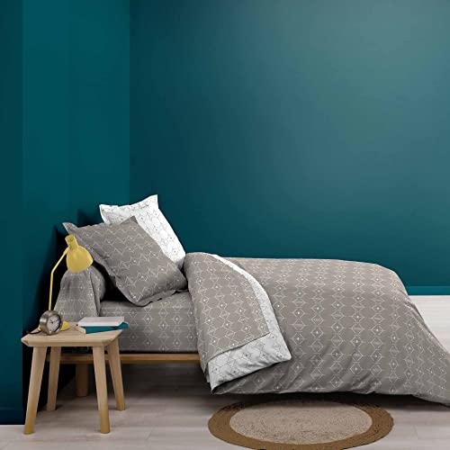 douceur d'intérieur, Duvet Cover (240 x 220 cm) Aristide Naturel, 100% Cotton