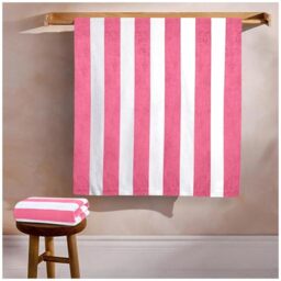 GC GAVENO CAVAILIA Microfiber Beach Towel Large - Super Absorbent Sand Free Beach Towels - Extra Large Beach Towel for Adults (100x200 cm) - Soft, Compact, Lightweight (1 Piece) - Pink