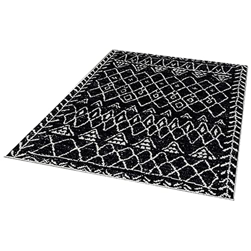 WELL HOME MOBILIARIO & DECORACIÓN BattleField Black Printed Polyester Rug, 100 x 200 cm, BattleField Model