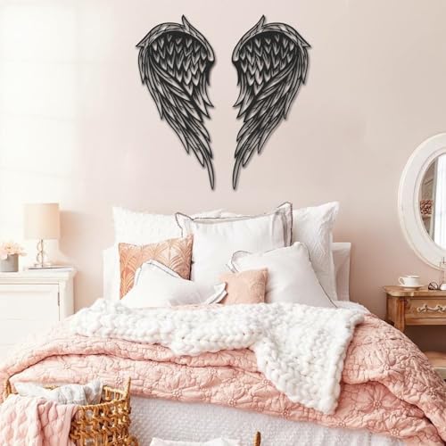 Stylish Black Decorative Metal Wall Accessory, 46 x 99 cm, 100% Steel, 1.5 mm Thick, Durable & Elegant Design for Home or Office Decor