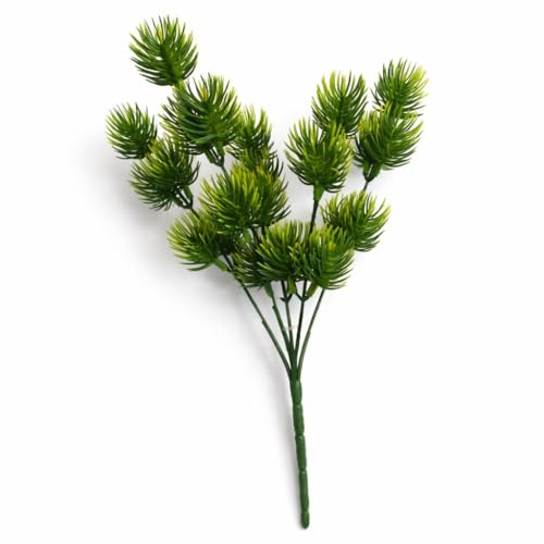 Leaf 30cm Artificial Cedrus Libani Pine Style Foliage Plant Stem