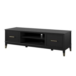 DHP Westerleigh TV Stand, Black, 65 Inch