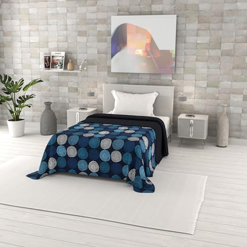 Italian Bed Linen Fantasy Printed Summer Duvet, Polyester Filling, Ipnotic, 170 x 270 cm