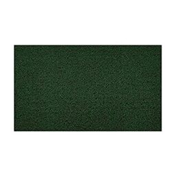Nicoman Embossed Spaghetti Door Mat Dirt-Trapper Jet-Washable Doormat 70x43cm (Green, PLAIN) - Use on Carpet ONLY