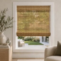 "CHICOLOGY Bamboo Patio Venetian Blind 31"" x 64"" Squirrel"