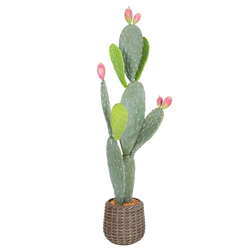 Nafresh 41in Artificial Cactus with Basket