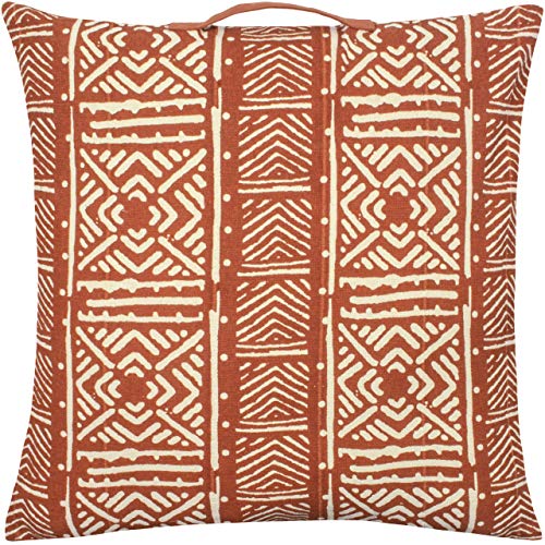 furn. Kericho Polyester Filled Cushion, Cotton, Terracotta