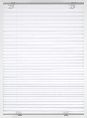 GARDINIA Solo Roof Window Pleated Blind, No Drilling Required, with Suction Cups, Opaque Folding Roller Blind, Includes All Mounting Parts, White, 95.3 x 100 cm