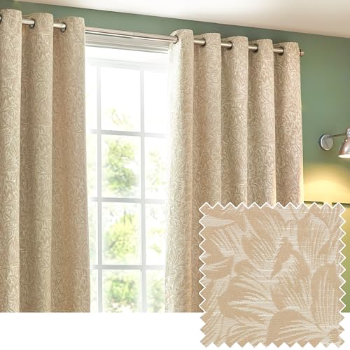 furn. Wylder Nature Grantley Jacquard Eyelet Curtains