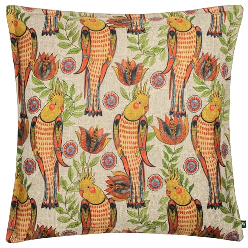 furn. Wylder Tropics Akamba Cockatiels Tropical Polyester Filled Cushion