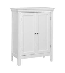Teamson Home Stratford Bathroom Floor Cabinet White ELG-676 With 2 Shelves