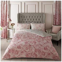 GC GAVENO CAVAILIA Duvet Easy Care Mila-Set di Copripiumino Geometrico con Stampa di Lusso, Morbido e Confortevole, Reversibile, in Marmo, 50% Poliestere e 50 Cotone, Carbone/Grigio, King