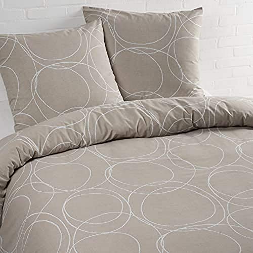 Daydream Pim Zand Duvet Cover lits-jumeaux 240x200/220 cm 100% Cotton, Multi-coloured, 240 x 220 cm + 2 pillow cases