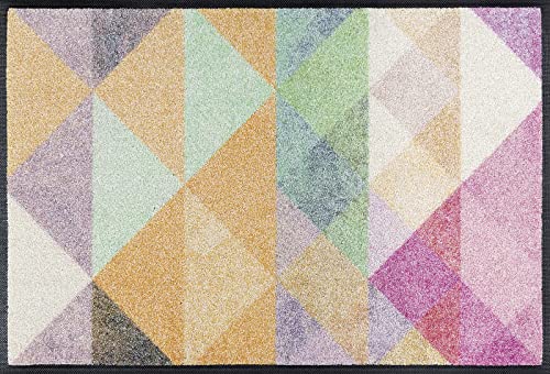 Wash&Dry Door Mat, Acrylic, Multicoloured, 50x75x0.7 cm
