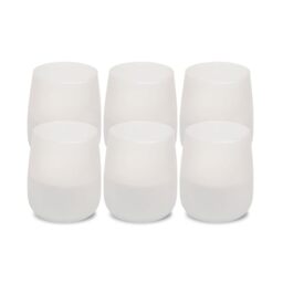 Spaas 6X Citronella Soft Glow Scented Candle, ± 38 Hours, Dirty White, Ginger Love