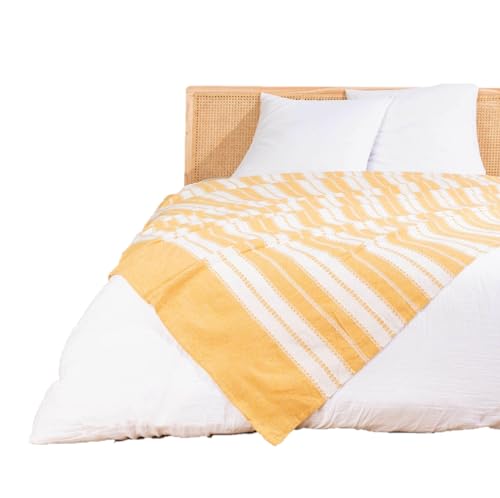 Douceur d'Intérieur, Bedspread (180 x 220 cm) Abby Curry, Cotton & Polyester Jacquard