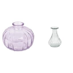 Talking Tables Lilac Glass Bud Vase for flowers, s & Talking Tables Souk - Vaso per boccioli in vetro r Table Decor Bundle