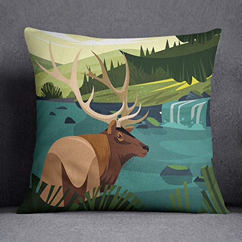 Questo Casa Decorative Cushion Cover, Cushion Cover, Home Decoration, for Sofa, Coffee, Size: 45 x 45 cm – Designed and Made in Türkiye