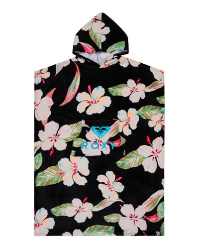Roxy Poncho Towel STAY MAGICAL PRINTED Womens Black