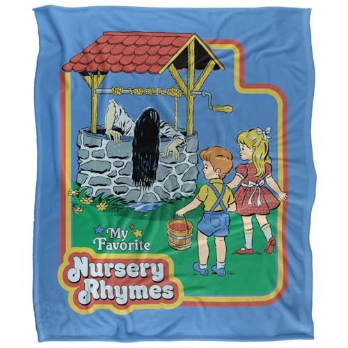 Steven Rhodes Nursery Rhymes Silky Touch Super Soft Throw Blanket 152 X 127 Cm