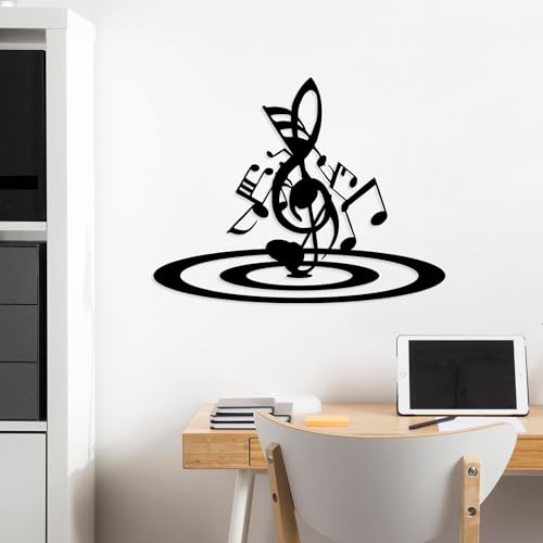 Stylish Black Decorative Metal Wall Accessory, 54 x 70 cm, 100% Metal, 1.5 mm Thick, Lightweight & Easy to Hang, Perfect for Modern Decor