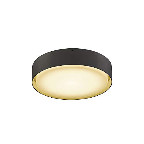 SLV LIPA CL Ceiling-Mounted Light/Lighting for Walls, Paths, entrances, LED Spotlight Outdoor, Ceiling Spotlight / IP54 3000/4000K 24W 1500lm Anthracite dimmable 120 Degrees