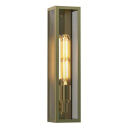 Astro Harvard Wall Outdoor Wall Light - IP44 Rated - (Natural Brass), LED E27/ES Lamp, Designed in Britain - 1402007-3 Years Guarantee
