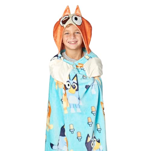 Northwest Character Hooded Throw Blanket, Cozy and Lightweight, 40x50 inches