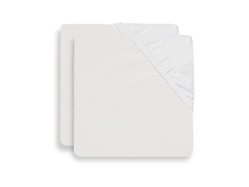 Jollein Cotton Fitted Sheet 80 x 40 cm White
